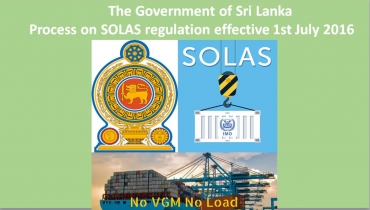 Sri Lanka Solas Regulation-Safety of Life at Sea