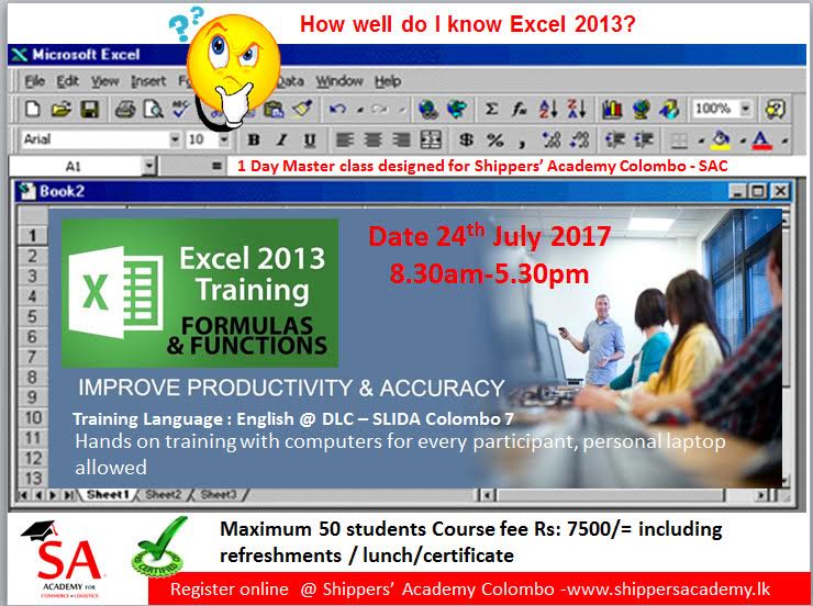 Annual Master Class on Microsoft Excel 2013