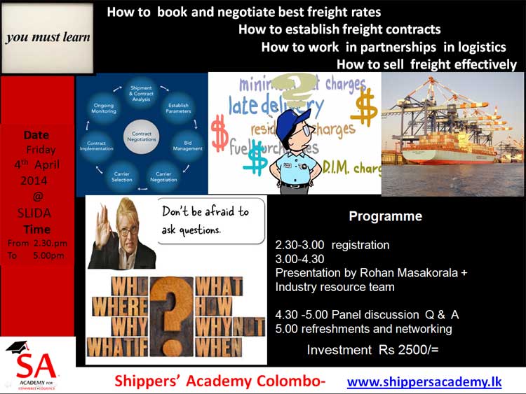 Workshop on Negotiating Freight