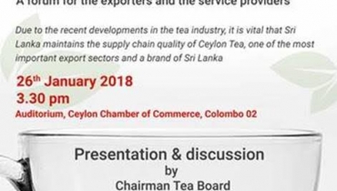 Tea supply chain forum