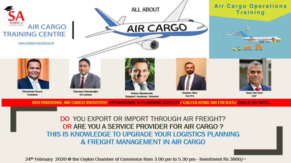 Seminar on air cargo management, operational aspects and future trends