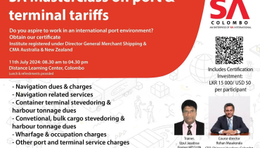 Certificate Training in Port & Terminal Tariffs